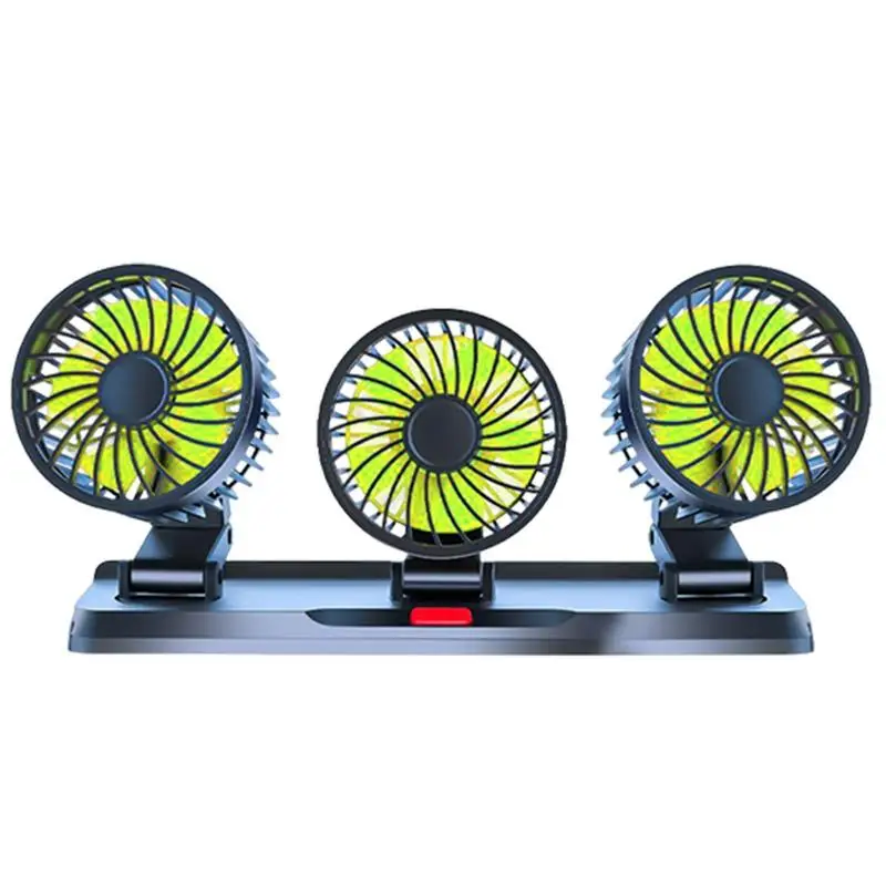 USB Car Fan Car Cooling Fan Quiet Double/Three Head Strong Wind Vehicle Fan With 3 Adjustable Speeds For Sedan Boat RV Golf Cart
USB Car Fan Car Cooling Fan Quiet Double/Three Head Strong Wind Vehicle Fan With 3 Adjustable Speeds For Sedan Boat RV Golf Cart