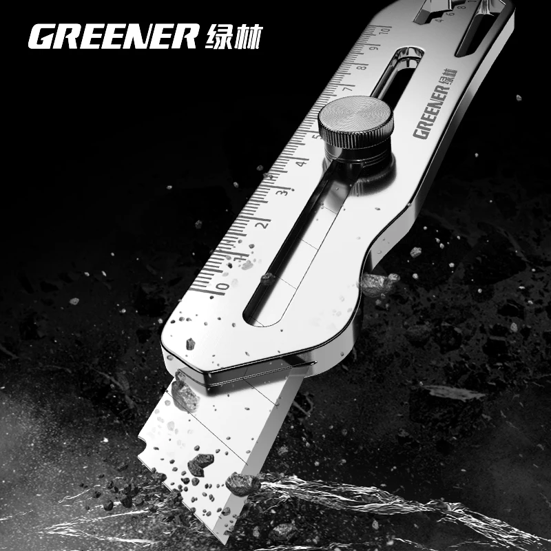 GREENRY Stainless Steel Art Knife, Utility Knife, Heavy-Duty, All Steel, Thickened and Durable, Multifunctional Wallpaper Holder
GREENRY Stainless Steel Art Knife, Utility Knife, Heavy-Duty, All Steel, Thickened and Durable, Multifunctional Wallpaper Holder