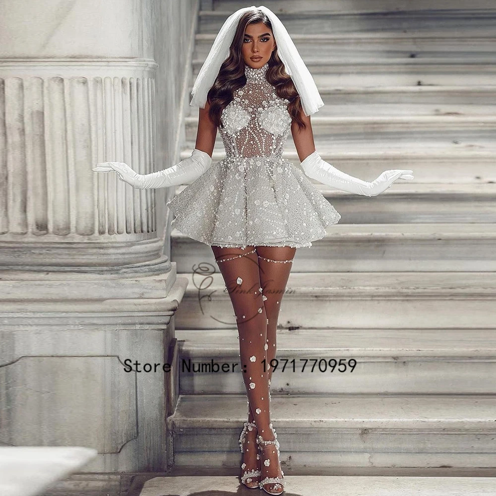Luxury Mini Wedding Dress High Quality Tulle Glitter Beading Wedding Gowns Customized Back Court Train vestido de noiva 2024 New
Luxury Mini Wedding Dress High Quality Tulle Glitter Beading Wedding Gowns Customized Back Court Train vestido de noiva 2024 New