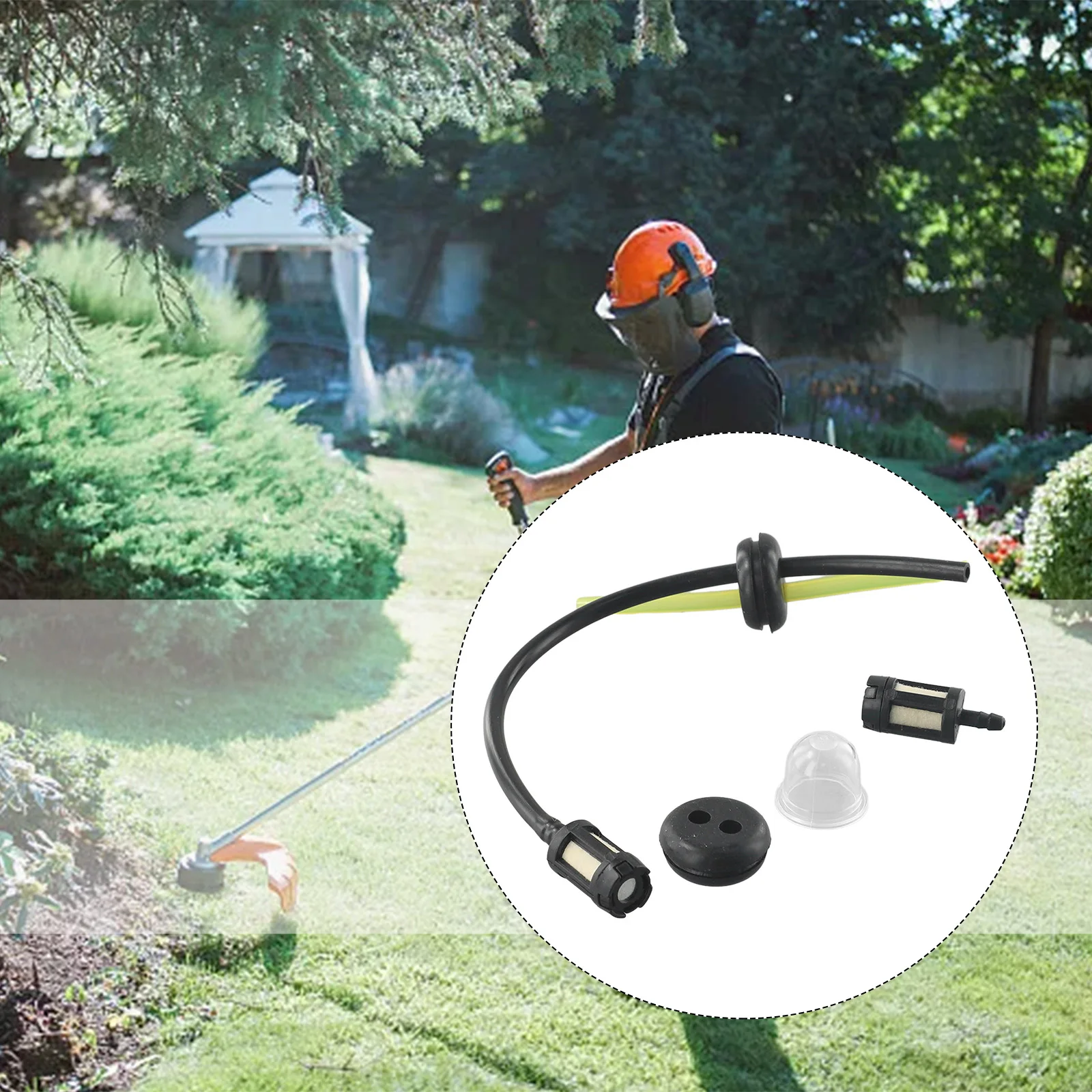 Outdoor Fuel Hose Set Garden 4pcs Chainsaw Petrol Cutter Fuel Hose Pipe Filter Primer & Gromett Pipe Filter Set
Outdoor Fuel Hose Set Garden 4pcs Chainsaw Petrol Cutter Fuel Hose Pipe Filter Primer & Gromett Pipe Filter Set