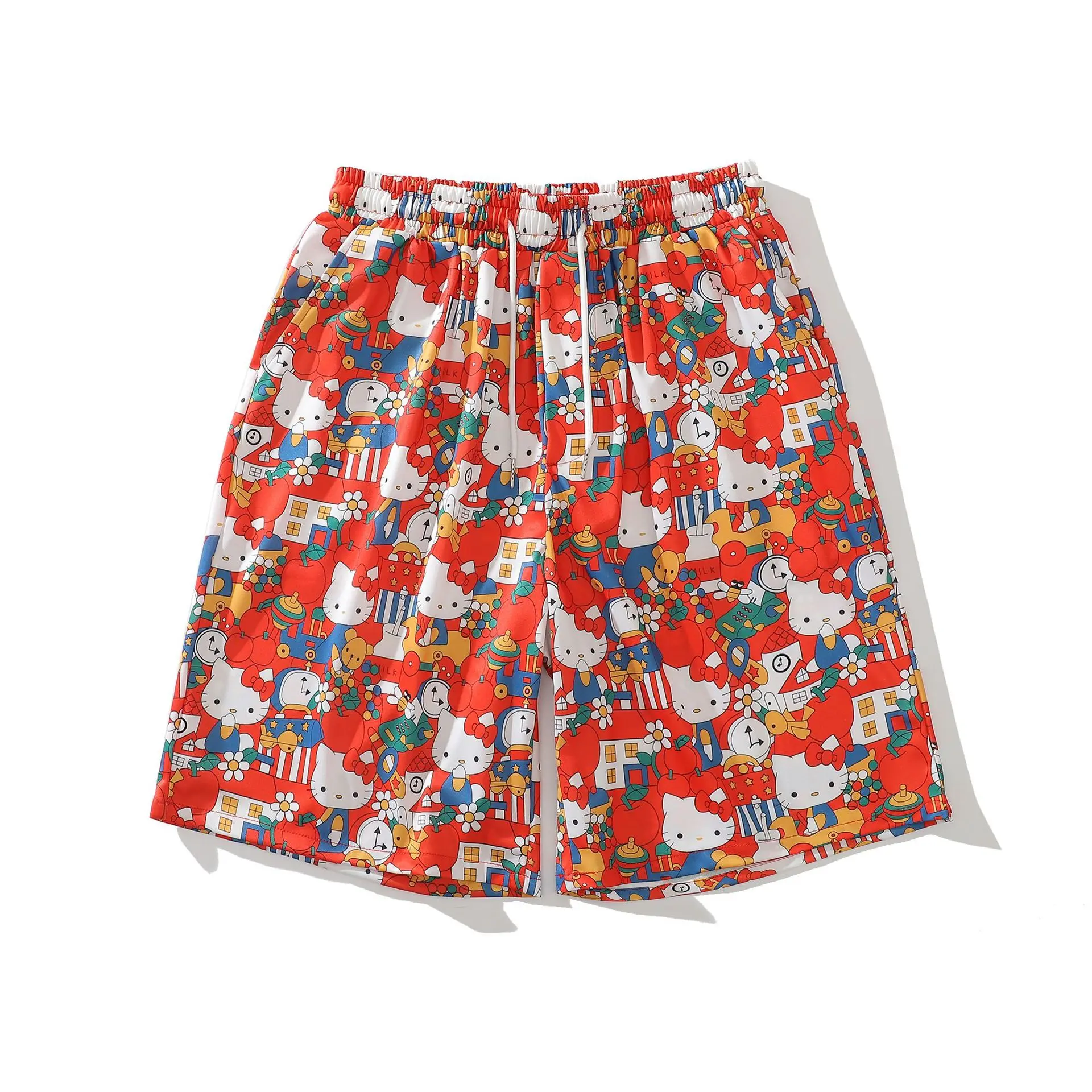 Hello Kitty girls' summer versatile home wide leg pants casual beach shorts children's cute printed cartoon pants
Hello Kitty girls' summer versatile home wide leg pants casual beach shorts children's cute printed cartoon pants