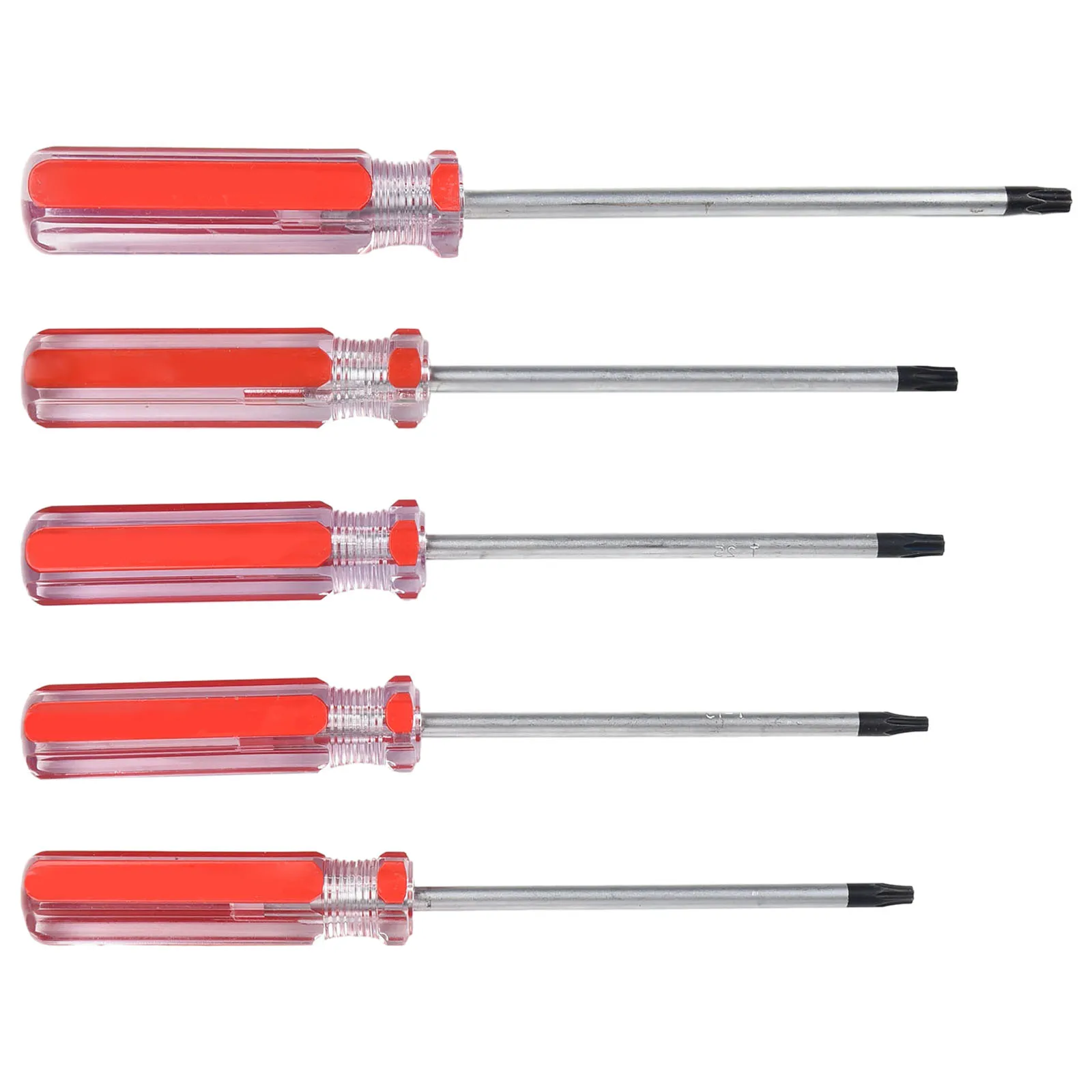 

5pcs Torx Screwdriver Set Magnetic Torx Star Bit Driver For Repairing Tools T15 T20 T25 T27 T30 Non-slip Screw Driver