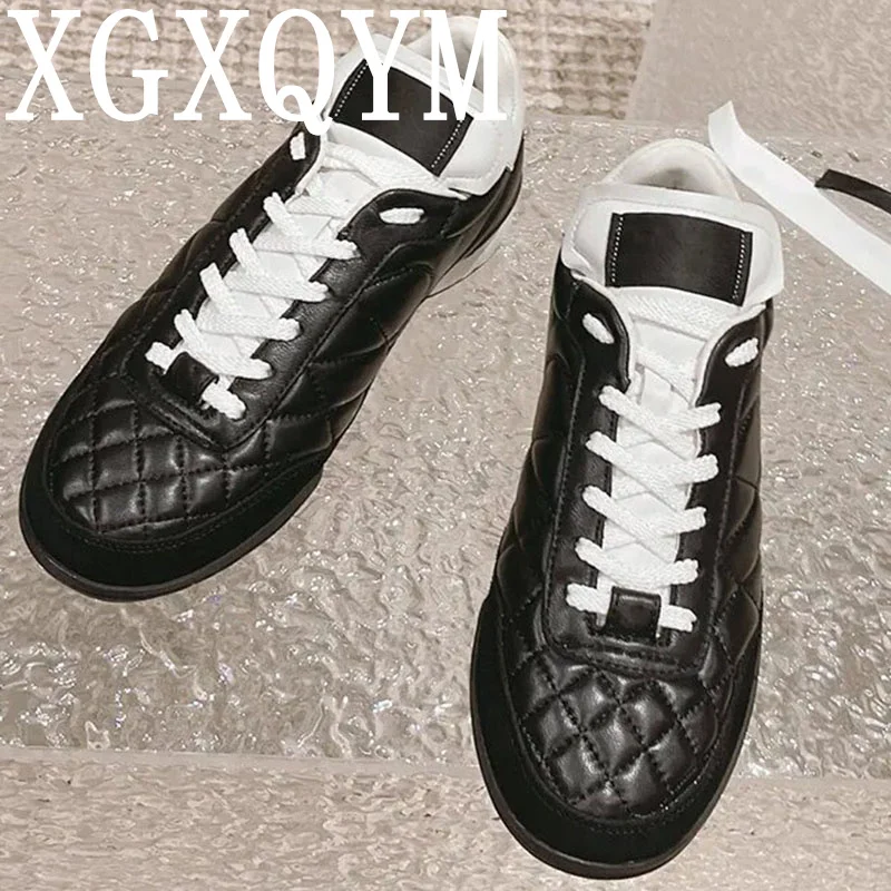 2023 Hot Sale Women Sneakers Round Toe Patchwork Lace Up Ladies Thick Sole Fashion Flat Walking Running Shoes Women Handmade
2023 Hot Sale Women Sneakers Round Toe Patchwork Lace Up Ladies Thick Sole Fashion Flat Walking Running Shoes Women Handmade