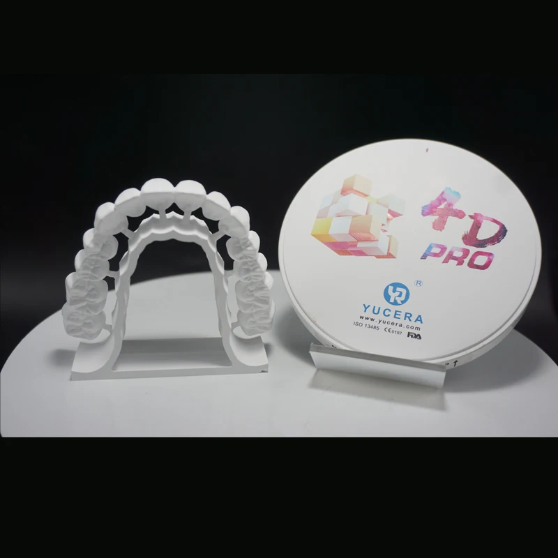 Popular 4D Pro Gradient multilayer zirconia block for making perfect dental teeth in all indications
Popular 4D Pro Gradient multilayer zirconia block for making perfect dental teeth in all indications