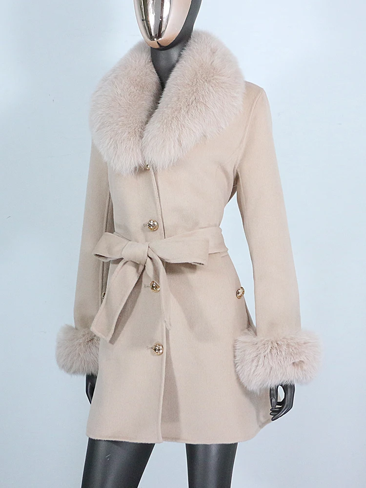 New Real Fur Coat Winter Jacket Women Natural Fox Fur Collar Cuffs Belt Cashmere Wool Woollen Ladies Outerwear Streetwear 17 Mallzona Sb698bd84ac2c4dabb16cabcd91638703n New Real Fur Coat Winter Jacket Women Natural Fox Fur Collar Cuffs Belt Cashmere Wool Woollen Ladies Outerwear Streetwear Mallzona