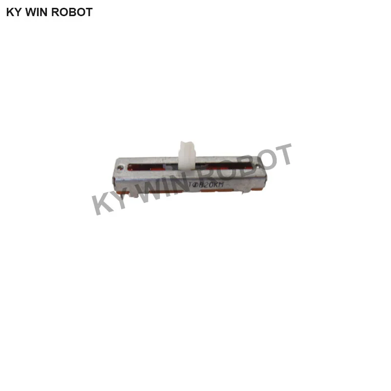 2pcs/lots Imported Japan 4.5cm single link B20K straight slide fader dimmer mixer potentiometer shank length 10MM
2pcs/lots Imported Japan 4.5cm single link B20K straight slide fader dimmer mixer potentiometer shank length 10MM