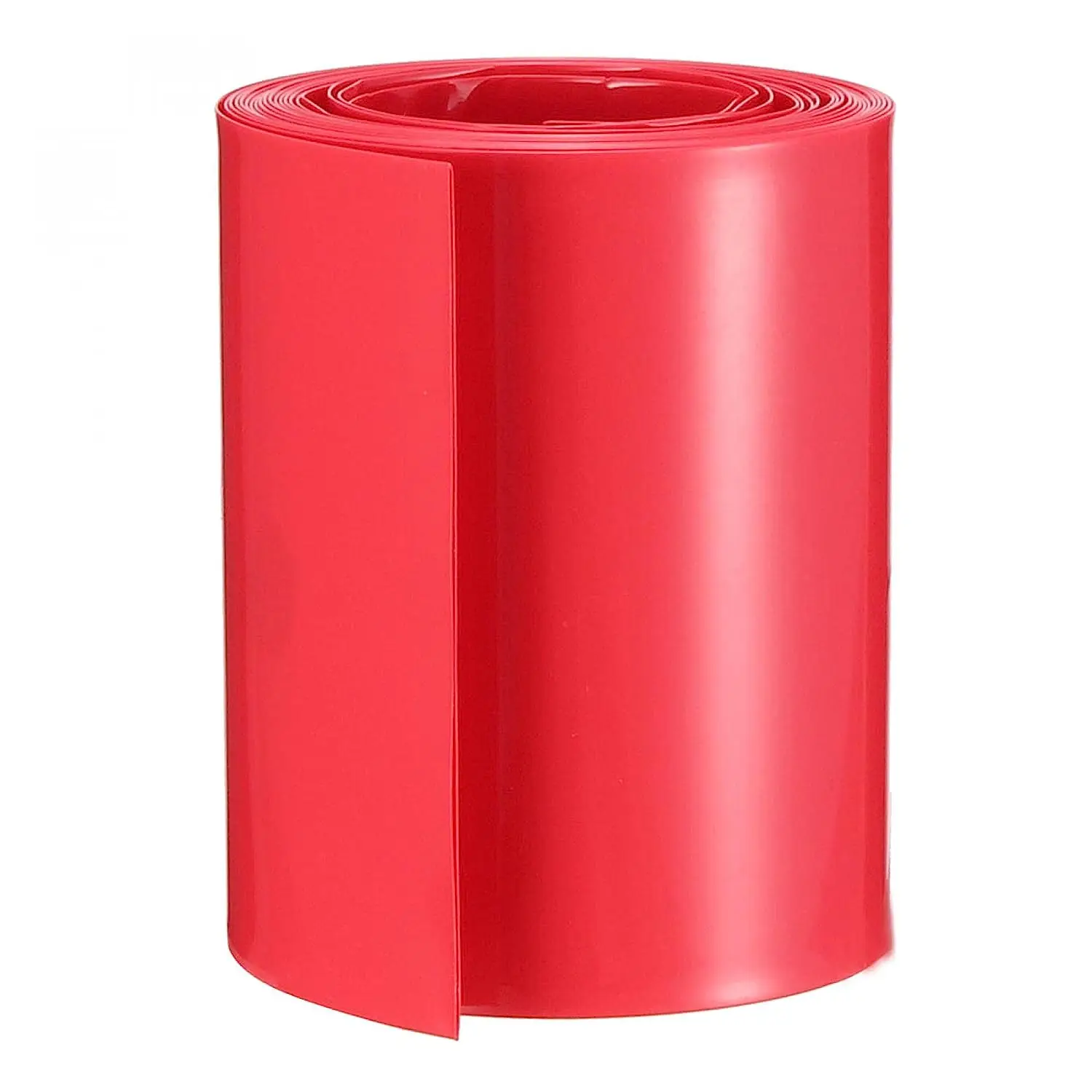 

Keszoox Battery Wrap PVC Heat Shrink Tubing 56mm Flat Width for AAA Power Supplies 2 Meters Length Red