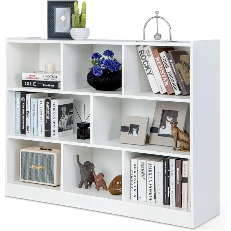 Giantex 8 Cube Bookcase, Freestanding 3-Tier Open Bookshelf, Modern Storage Display Cabinet, Wood Cube Storage Organizer
Giantex 8 Cube Bookcase, Freestanding 3-Tier Open Bookshelf, Modern Storage Display Cabinet, Wood Cube Storage Organizer