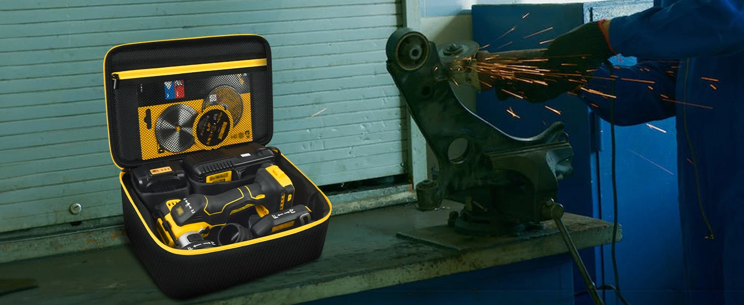 Bag Compatible with DEWALT 20V MAX Cut Off Tool 3 in 1 Brushless (DCS438B), Storage Case Carrying Holder Organizer (case only) Bag Compatible with DEWALT 20V MAX Cut Off Tool 3 in 1 Brushless (DCS438B), Storage Case Carrying Holder Organizer (case only)