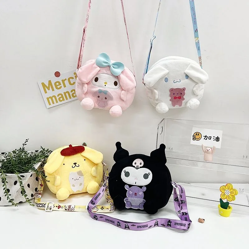 Kawaii Sanrio Kuromi Pompompurin Cute Plush Handbag Girls Soft Crossbody Bag Small Fresh Plush Shoulder Bag Kids Birthday Gift
Kawaii Sanrio Kuromi Pompompurin Cute Plush Handbag Girls Soft Crossbody Bag Small Fresh Plush Shoulder Bag Kids Birthday Gift