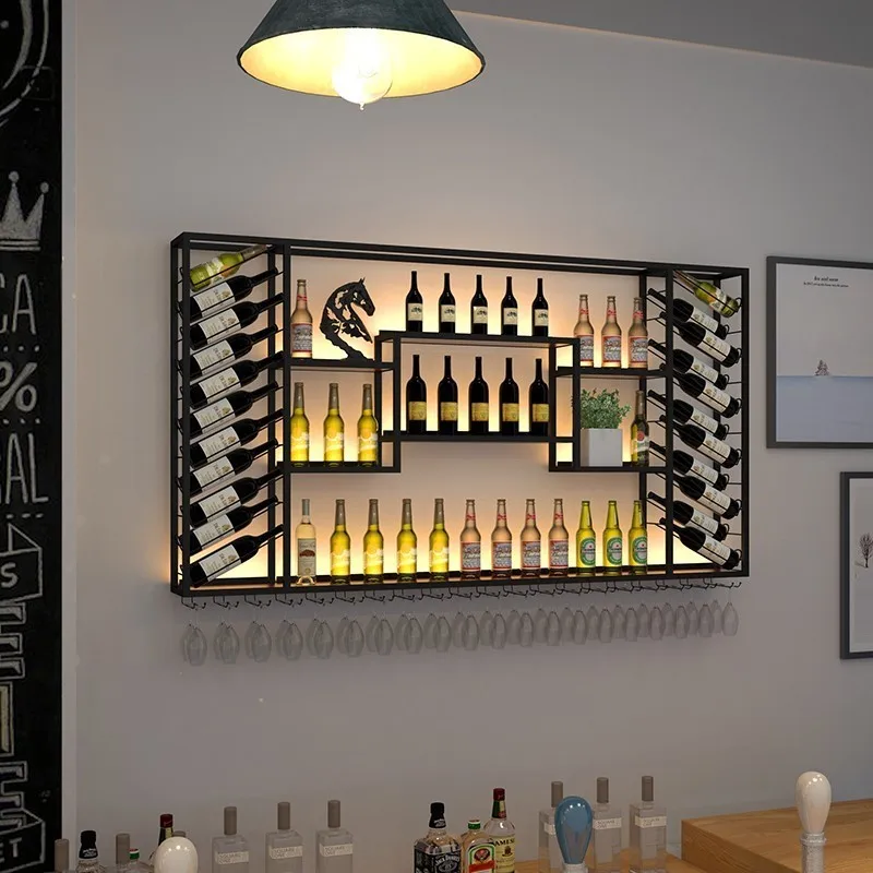 Whisky Wall Mounted Wine Cabinets Modern Black Corner Multifunctional Bar Cabinets Accent Vanity Stojak Na Wino Club Furnitures
Whisky Wall Mounted Wine Cabinets Modern Black Corner Multifunctional Bar Cabinets Accent Vanity Stojak Na Wino Club Furnitures