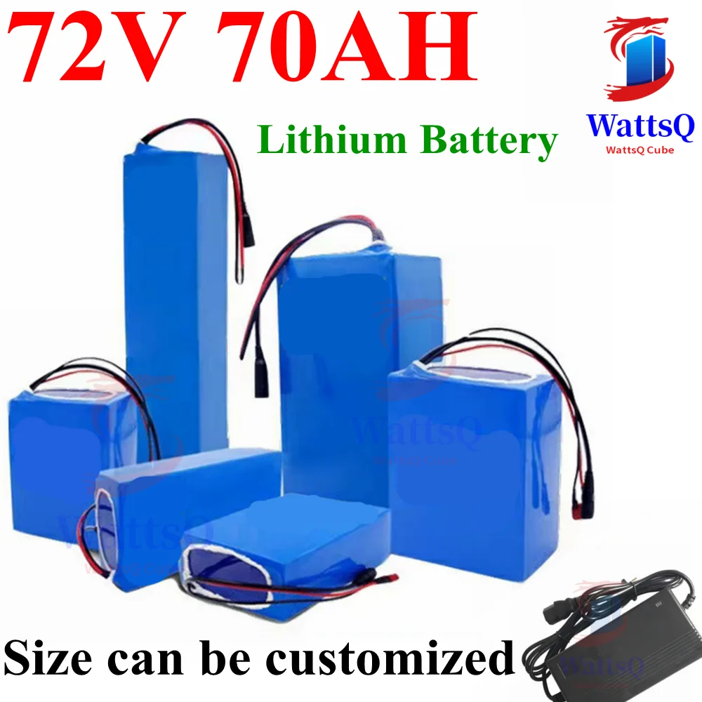 72v 70Ah lithium ion battery li-ion with 100A BMS for 6000w bicycle bike tricycle scooter Forklift +10A charger
72v 70Ah lithium ion battery li-ion with 100A BMS for 6000w bicycle bike tricycle scooter Forklift +10A charger