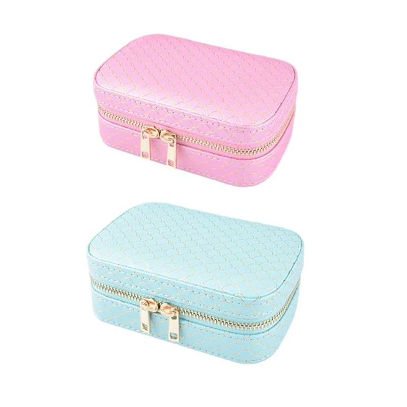 Travel Jewelry Portable PU Storage Box for Women Girls Convenient Travel Jewelry Storage Bag for Rings Earring X3UD
Travel Jewelry Portable PU Storage Box for Women Girls Convenient Travel Jewelry Storage Bag for Rings Earring X3UD