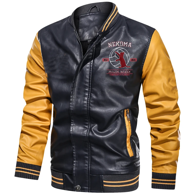 2023 fall/winter new American jacket slim fit 3D print pattern men's coat jacket fashion cool youth standing collar PU jacket
2023 fall/winter new American jacket slim fit 3D print pattern men's coat jacket fashion cool youth standing collar PU jacket