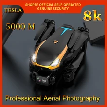 Tesla 8K aerial photography  drone professional 8K quadrotor remote control helicopter obstacle avoidance at a distance of 5000m