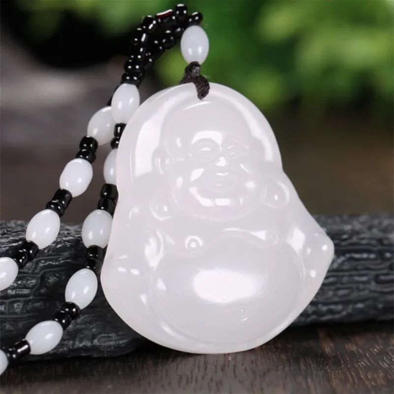Natural White Jade Hand Carved Buddha Jade Pendant Fashion Boutique Jewelry Lovers Buddha Guanyin Necklace Gift Accessories
Natural White Jade Hand Carved Buddha Jade Pendant Fashion Boutique Jewelry Lovers Buddha Guanyin Necklace Gift Accessories
