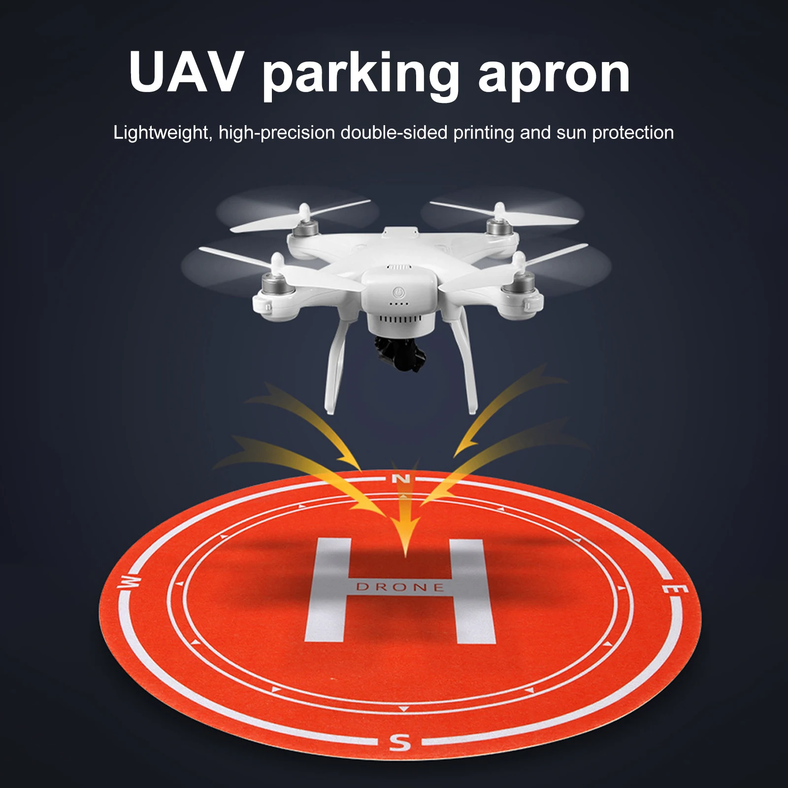 50cm Drone Landing Cushion Foldable Felt UAV Takeoff Cushions Waterproof Non-fading Lightweight Toy Accessories UAV Supplies
50cm Drone Landing Cushion Foldable Felt UAV Takeoff Cushions Waterproof Non-fading Lightweight Toy Accessories UAV Supplies