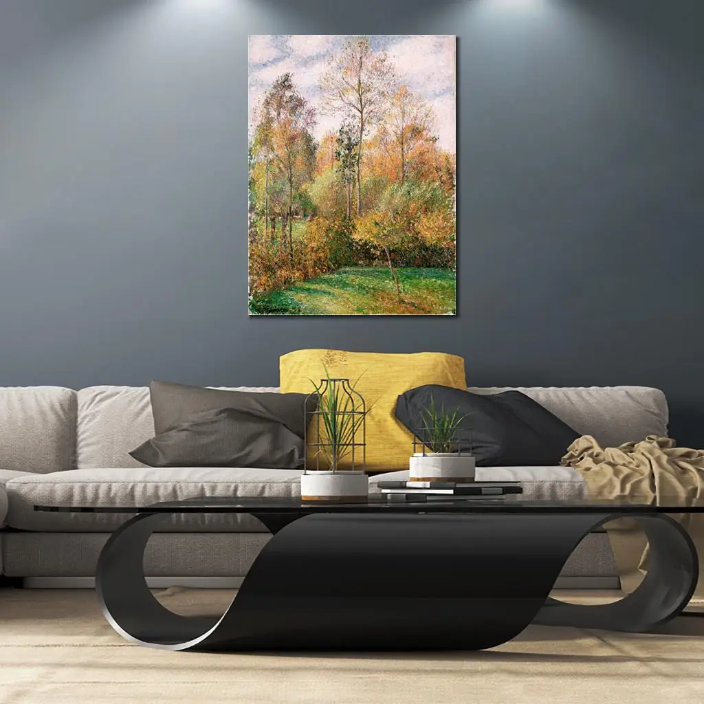 

Impressionist Art Autumn Poplars Camille Pissarro Paintings High Quality Hand Painted