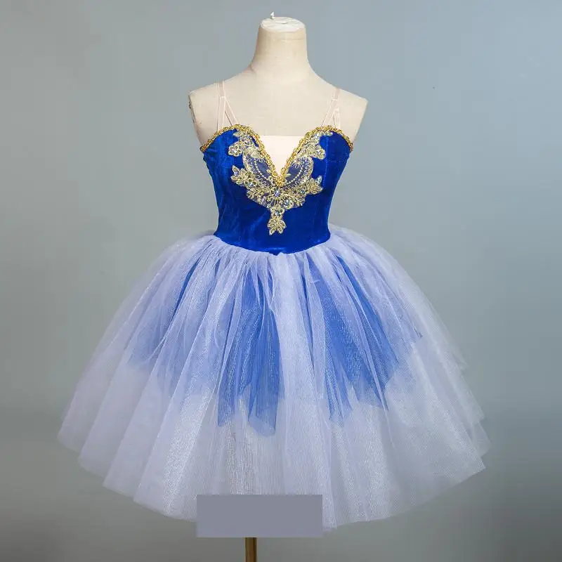 New Ballet Performance Clothing Children Romantic Tutu Competition Professional Ballet Tutu Long Dress For Girls Kids Ballerina
New Ballet Performance Clothing Children Romantic Tutu Competition Professional Ballet Tutu Long Dress For Girls Kids Ballerina