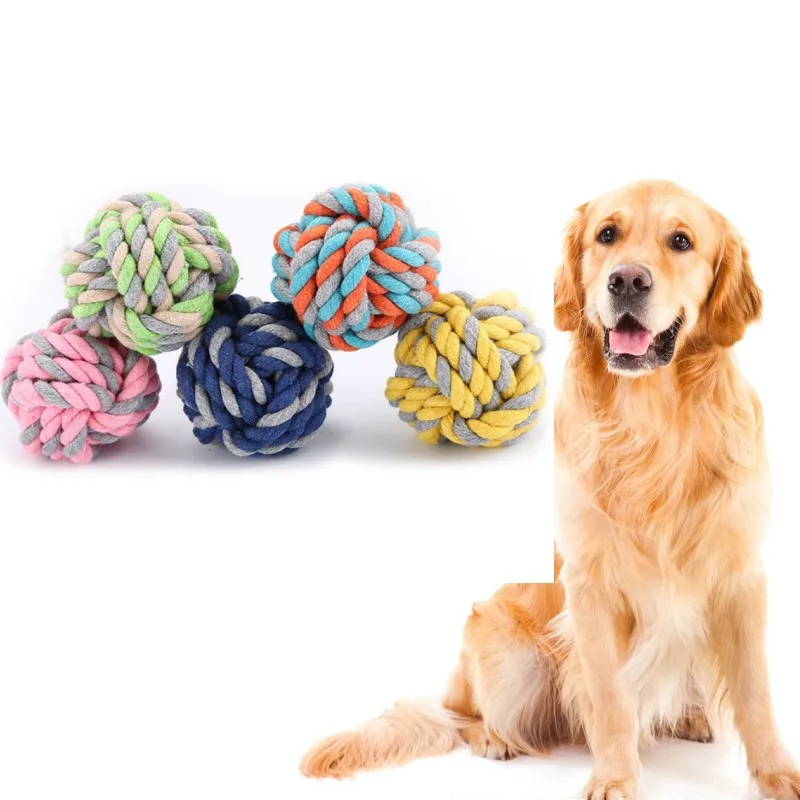 Dog Toys Cotton Ball Dogs Toy 5.5cm Knot Woven Ropes Toys for Puppy Teeth Cleaning Dog Toy Grinding Teeth Rope Ball Pet Supplies
Dog Toys Cotton Ball Dogs Toy 5.5cm Knot Woven Ropes Toys for Puppy Teeth Cleaning Dog Toy Grinding Teeth Rope Ball Pet Supplies