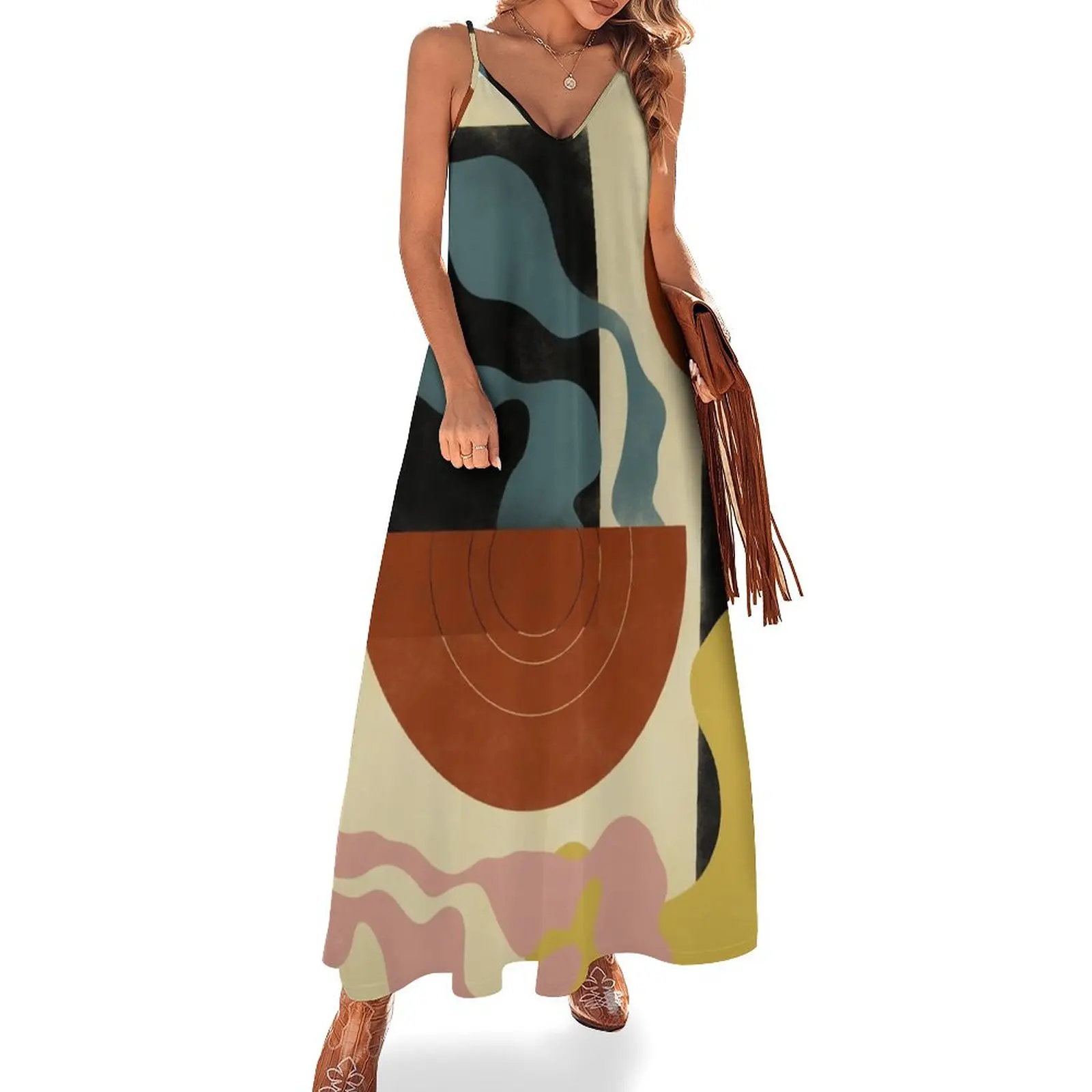 Delilah Sleeveless Dress dress women summer beach dress Women's long dress summer dress daily
Delilah Sleeveless Dress dress women summer beach dress Women's long dress summer dress daily