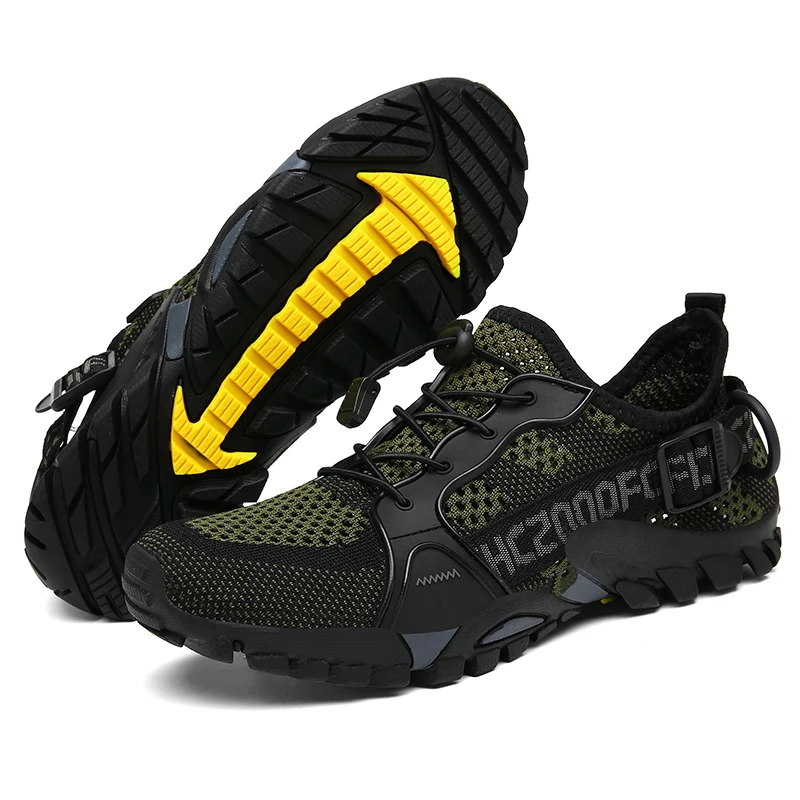 

Spring Summer Hiking Shoes Men Trekking Tourism Outdoor Treking Breathable Mesh Nature Walk Upstream Wading