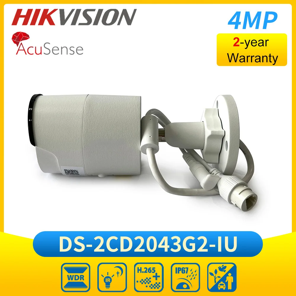 

Hik DS-2CD2043G2-I 4 МП AcuSense сетевая цилиндрическая IP-камера POE IR Outdoor