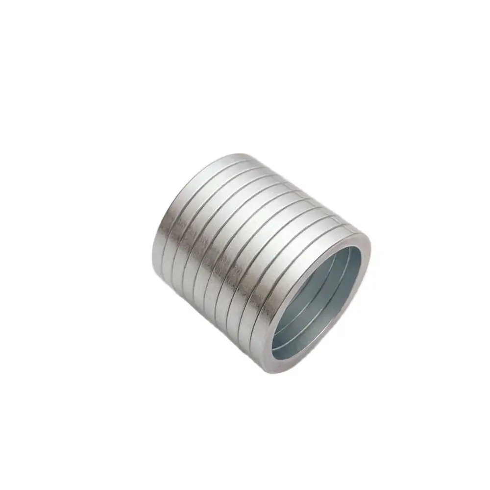 8 шт. неодимовые кольцевые магниты OD21-ID17x2mm Нео Супер Сильные магнитные N35 с