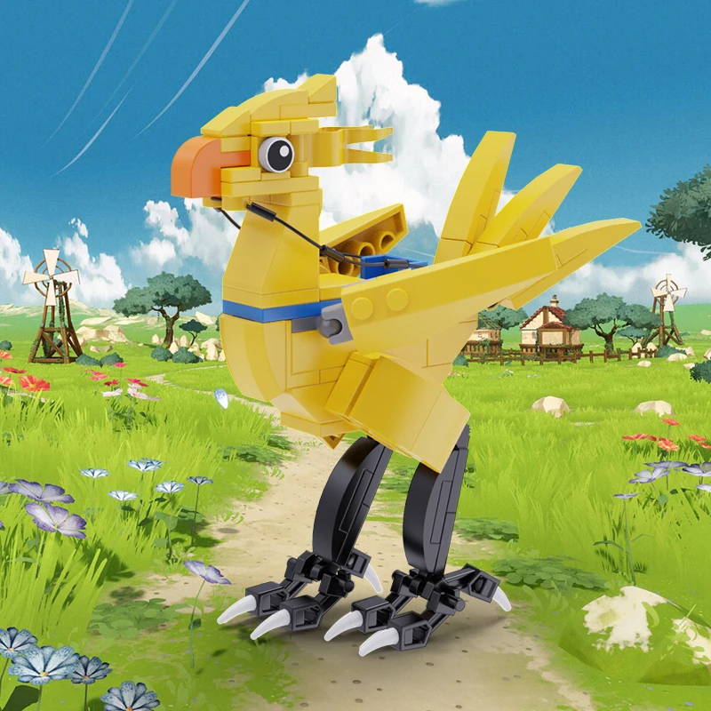 Игрушки для детей MOC Finale Fantasy Chocobo, модель птицы летающие животные, креативные игрушки, набор строительных блоков с коробкой, подарки на день рождения
Игрушки для детей MOC Finale Fantasy Chocobo, модель птицы летающие животные, креативные игрушки, набор строительных блоков с коробкой, подарки на день рождения