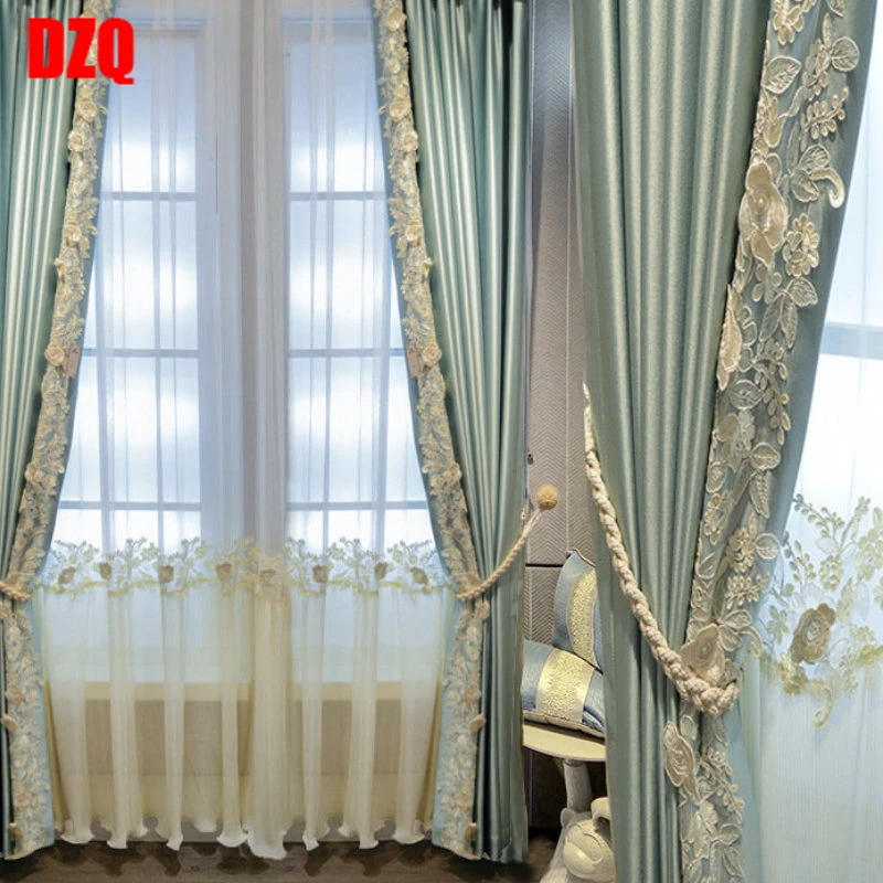 Modern New Curtain Bedroom Living Room Finished European French Villa Cortinas Para La Sala
Modern New Curtain Bedroom Living Room Finished European French Villa Cortinas Para La Sala