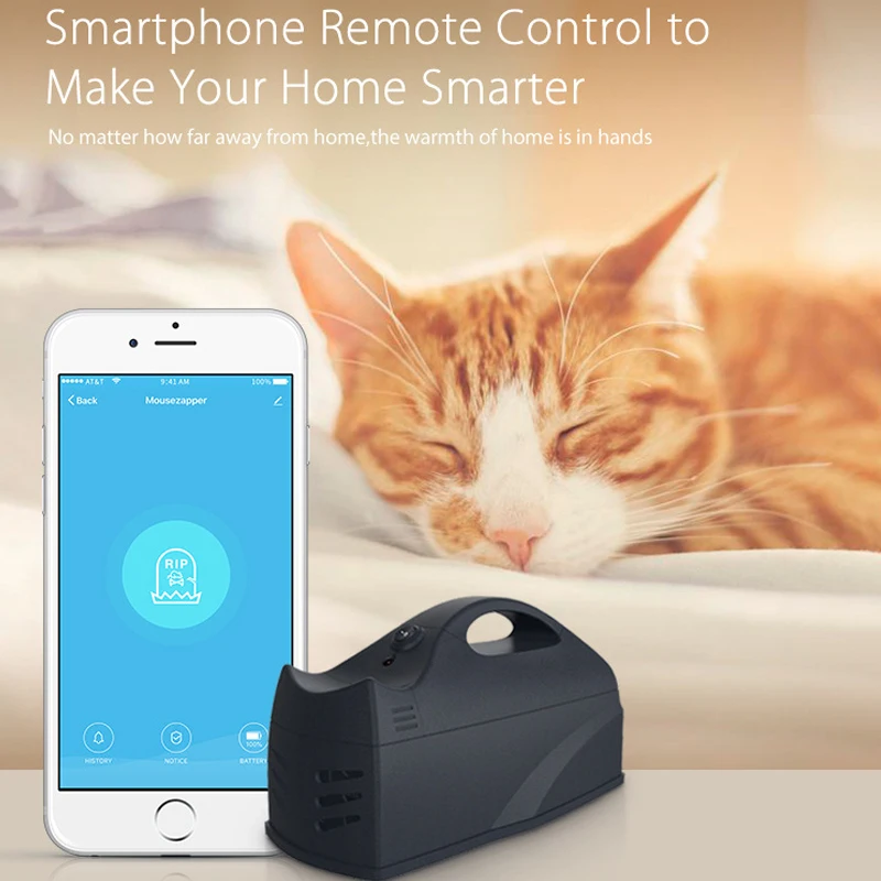 2.4ghz Mouse Killer Wifi Smartlife Black Mousetrap Sensor App Control Tuya Rodent Killer High Sensitivity For Mobile Phone
2.4ghz Mouse Killer Wifi Smartlife Black Mousetrap Sensor App Control Tuya Rodent Killer High Sensitivity For Mobile Phone