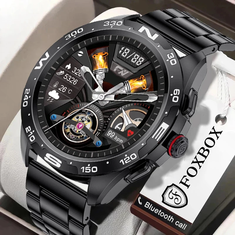 Foxbox Watch For Men Smart Watch Bluetooth Calling Smartwatch 2022 Waterproof Sports Fitness Clock New Business AMOLED HD Screen
Foxbox Watch For Men Smart Watch Bluetooth Calling Smartwatch 2022 Waterproof Sports Fitness Clock New Business AMOLED HD Screen