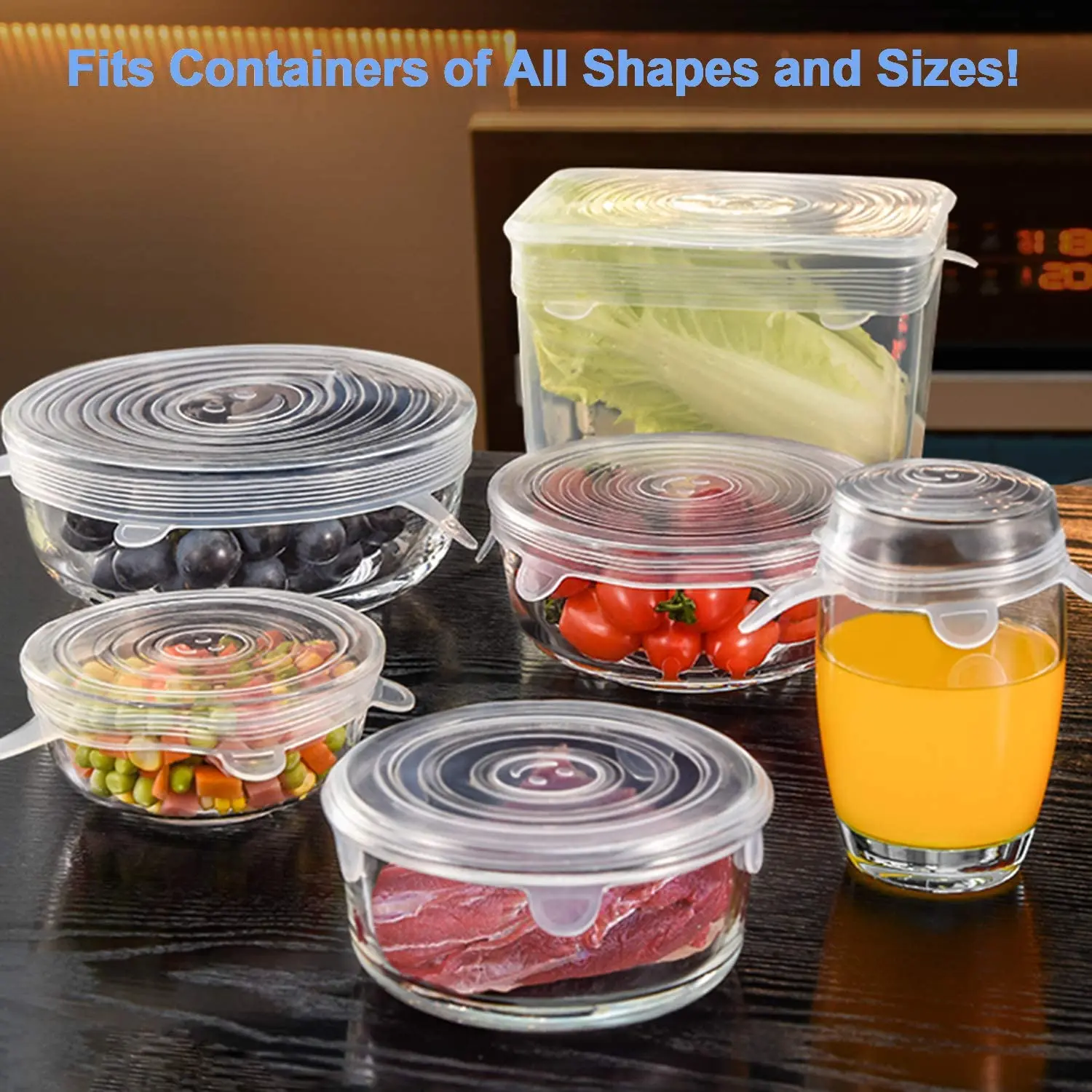 6-12PCS Multifunctional stretch silicone plastic wrap Blue White silicone bowl cover food grade Food Silicone Cover Cap
6-12PCS Multifunctional stretch silicone plastic wrap Blue White silicone bowl cover food grade Food Silicone Cover Cap