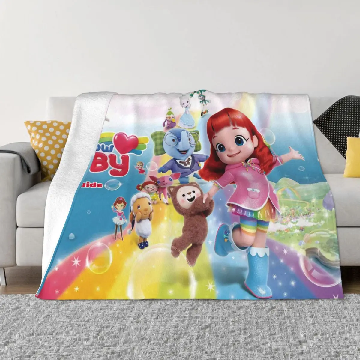 Rainbow Ruby Lulu And Bear Blanket Flannel Summer Cartoon Anime Breathable Super Soft Throw Blanket for Sofa Couch Quilt
Rainbow Ruby Lulu And Bear Blanket Flannel Summer Cartoon Anime Breathable Super Soft Throw Blanket for Sofa Couch Quilt