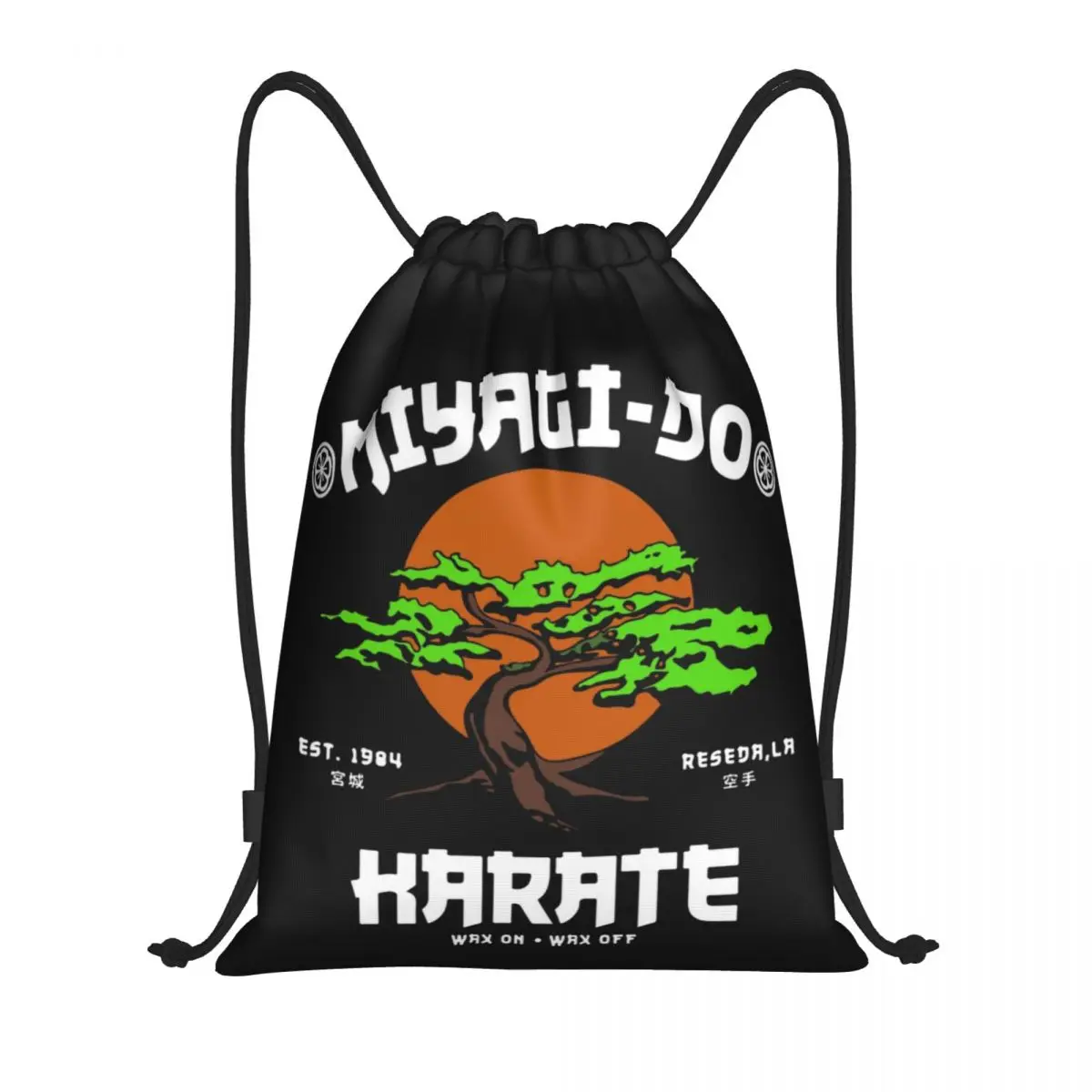 Vintage Miyagi Do Inspired Karate Kid Drawstring Backpack Sports Gym Bag Women Men Japanese Kung Fu Cobra Kai Shopping Sackpack
Vintage Miyagi Do Inspired Karate Kid Drawstring Backpack Sports Gym Bag Women Men Japanese Kung Fu Cobra Kai Shopping Sackpack