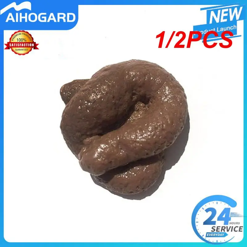 

1/2PCS Realistic Shit Gift Funny Toys Fake Poop Piece of Shit Prank Antistress Gadget Squishy Toys Joke Tricky Toys Turd