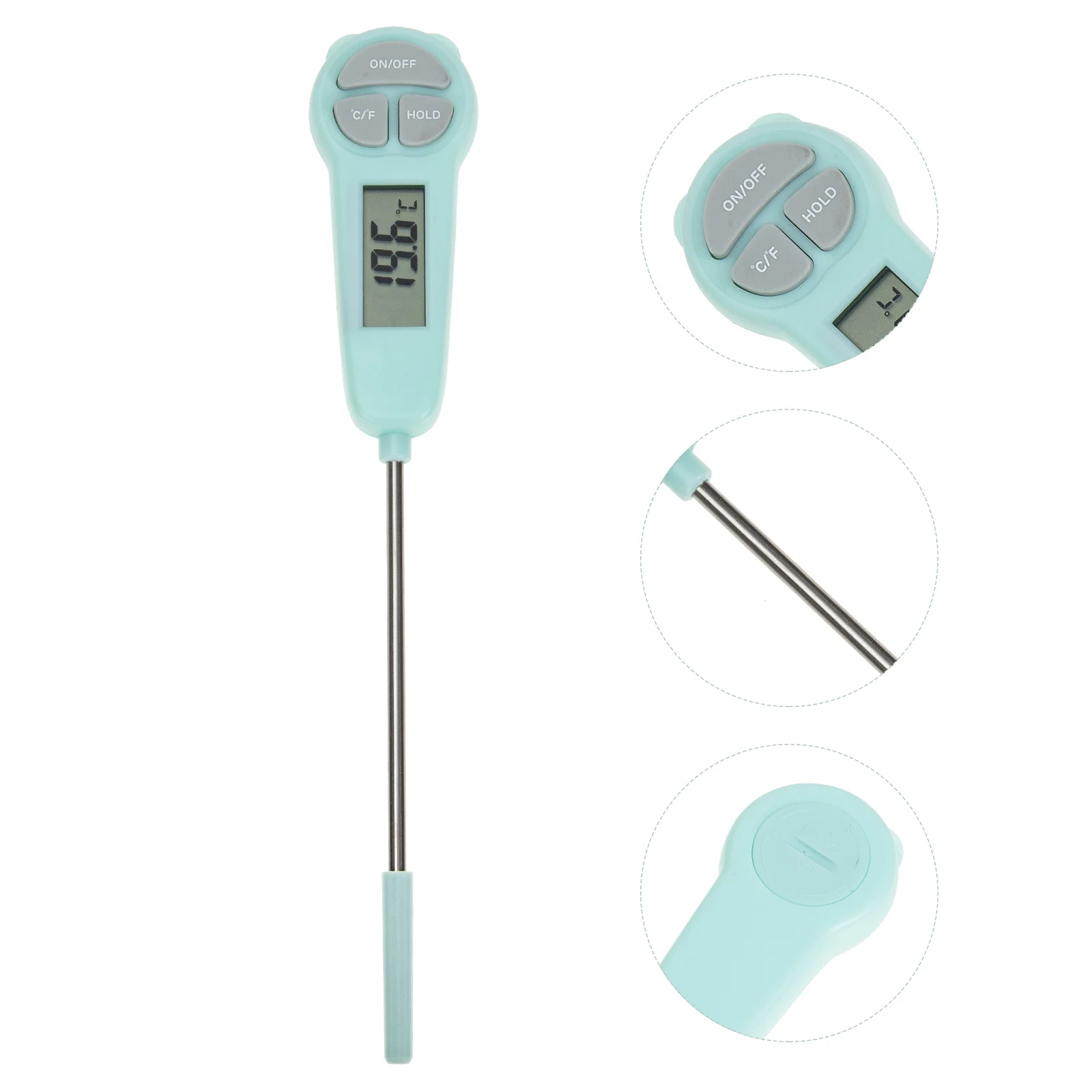 Digital Meat Thermometer Food Cooking Waterproof Instant Read Meat Temp Guide Kitchen Gadgets Pink
Digital Meat Thermometer Food Cooking Waterproof Instant Read Meat Temp Guide Kitchen Gadgets Pink