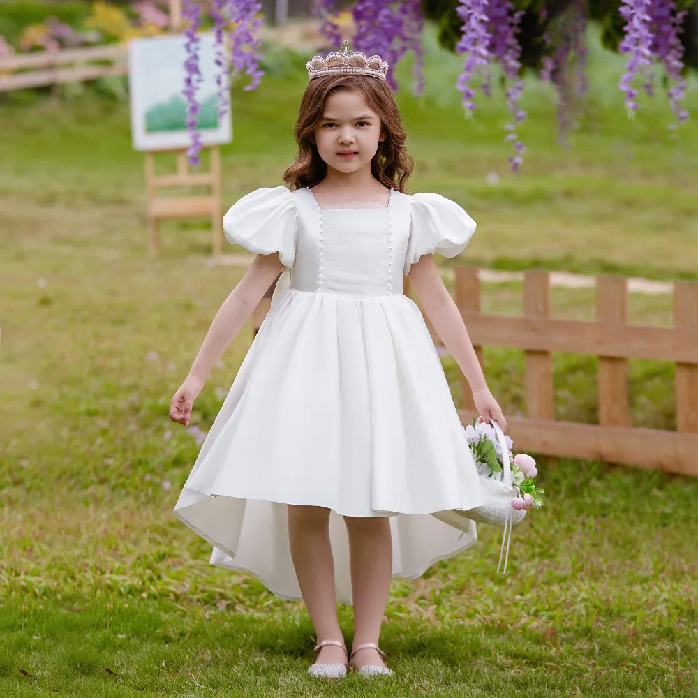 Elegant Lantern Sleeves Pageant Toddler Prom Ball Gown Dress Children Hi-Lo Birthday Party New Year Costume Outfits
Elegant Lantern Sleeves Pageant Toddler Prom Ball Gown Dress Children Hi-Lo Birthday Party New Year Costume Outfits