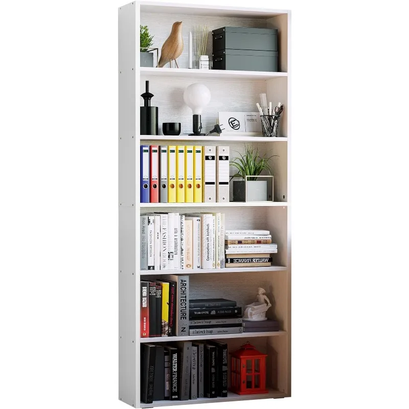 

IRONCK книжные полки и книжные шкафы напольные 6-уровневые полки для хранения 70 дюймов высокий книжный шкаф мебель для домашнего декора