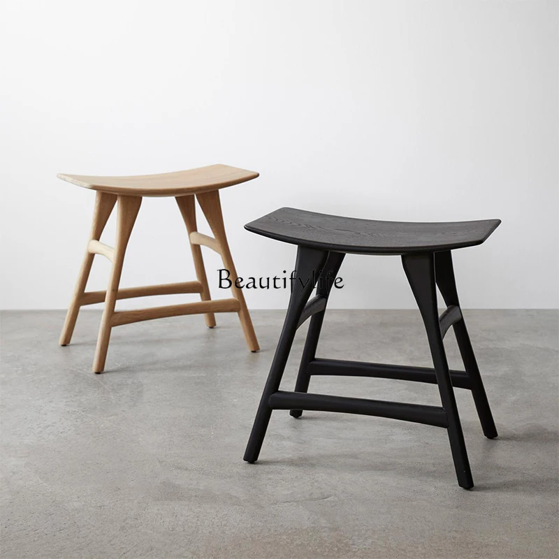 Nordic Minimalist Oak Solid Wood Single Stool Dining Table Modern Light Luxury Designer Original Makeup Stool
Nordic Minimalist Oak Solid Wood Single Stool Dining Table Modern Light Luxury Designer Original Makeup Stool