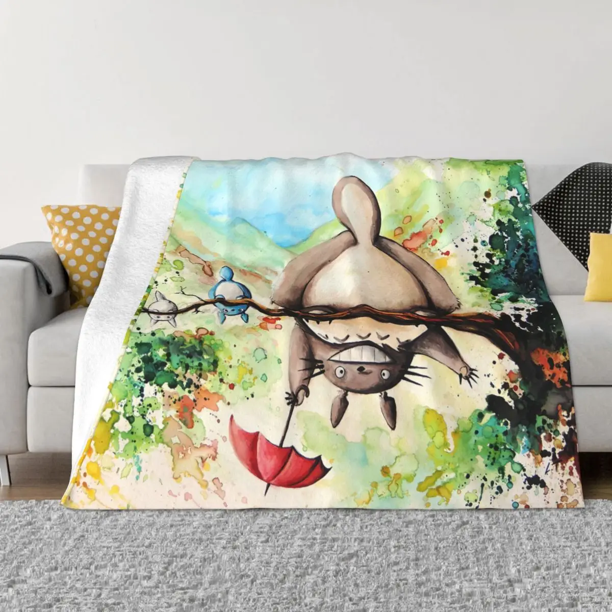 Studio Ghibli Totoro Anime Blankets Coral Fleece Plush Decoration Bedroom Bedding Couch Bedspread
Studio Ghibli Totoro Anime Blankets Coral Fleece Plush Decoration Bedroom Bedding Couch Bedspread
