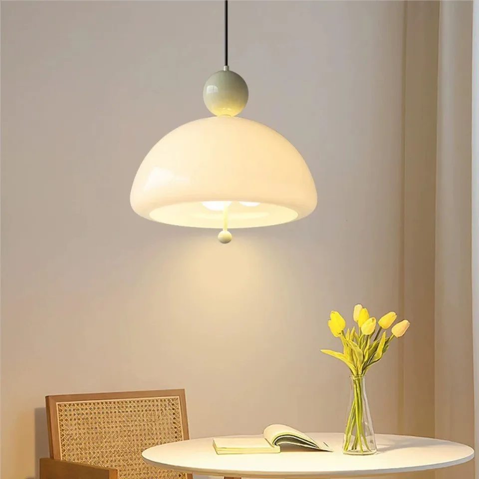 Nordic Simple Glass Pendant Light Postmodern Creative Milk Tea Shop Bar Cream Style Glass Lamp Living Room Dining Room Droplight
Nordic Simple Glass Pendant Light Postmodern Creative Milk Tea Shop Bar Cream Style Glass Lamp Living Room Dining Room Droplight
