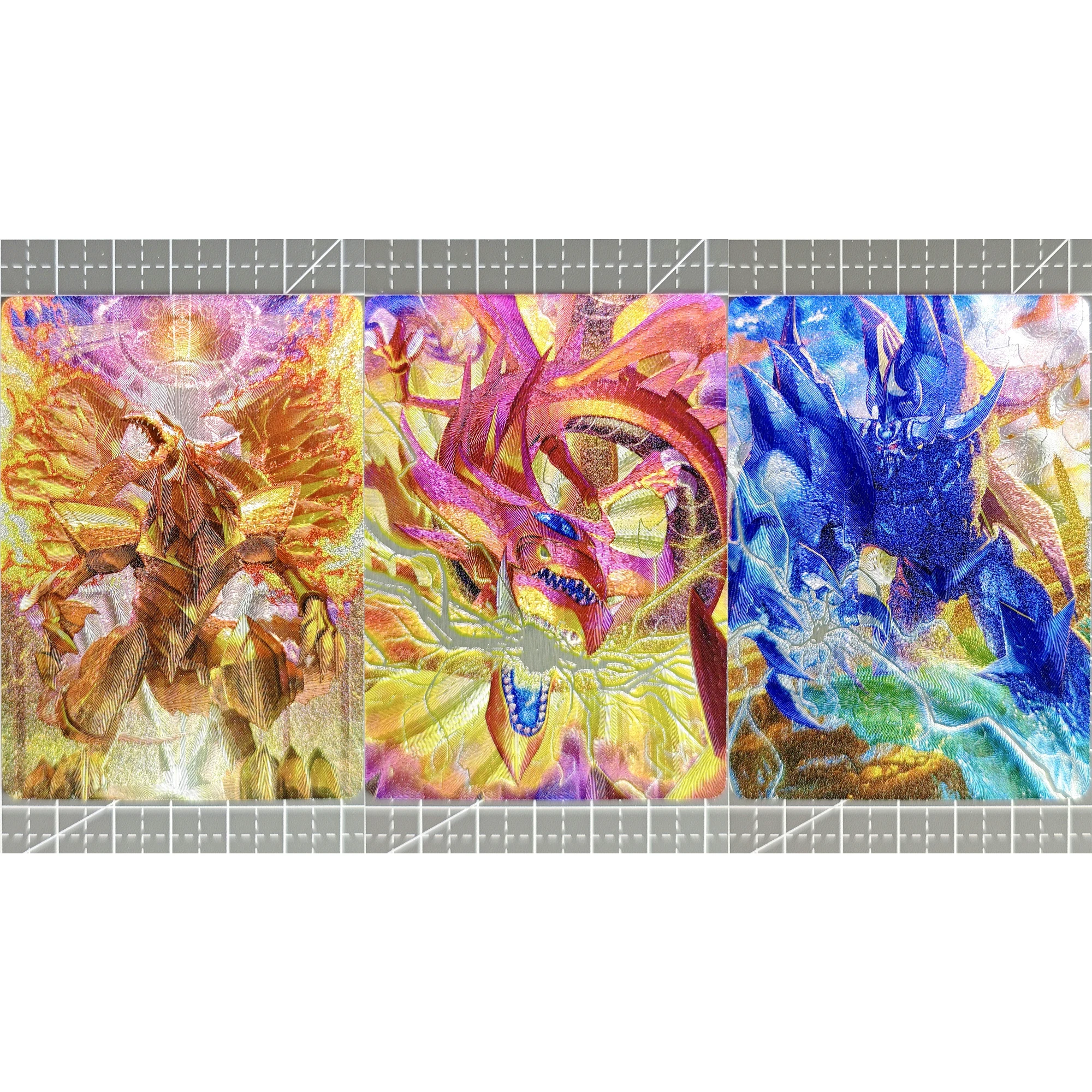 Diy 3 шт./набор Yu-Gi-Oh! Текстурированная флеш-карта Slifer Небесный Дракон обелиск игра торментора аниме коллекционные карты Подарочные игрушки
Diy 3 шт./набор Yu-Gi-Oh! Текстурированная флеш-карта Slifer Небесный Дракон обелиск игра торментора аниме коллекционные карты Подарочные игрушки