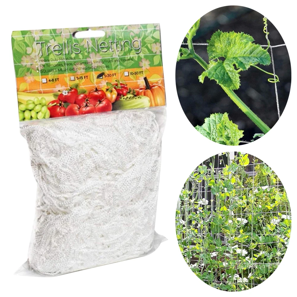 5/10M Garden Plant Climbing Net Multi Plant Support Trellis Netting Heavy Duty Polyester Net Flowers Cucumber Vine Grow Holder
5/10M Garden Plant Climbing Net Multi Plant Support Trellis Netting Heavy Duty Polyester Net Flowers Cucumber Vine Grow Holder