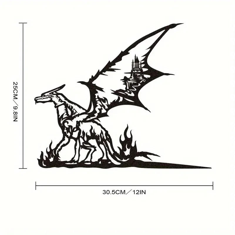 CIFBUY Deco Dragon Metal Garden Statues Tree Stakes Garden Decor Steel Animals Silhouettes Lawn Ornaments Festival Decorations Y
CIFBUY Deco Dragon Metal Garden Statues Tree Stakes Garden Decor Steel Animals Silhouettes Lawn Ornaments Festival Decorations Y