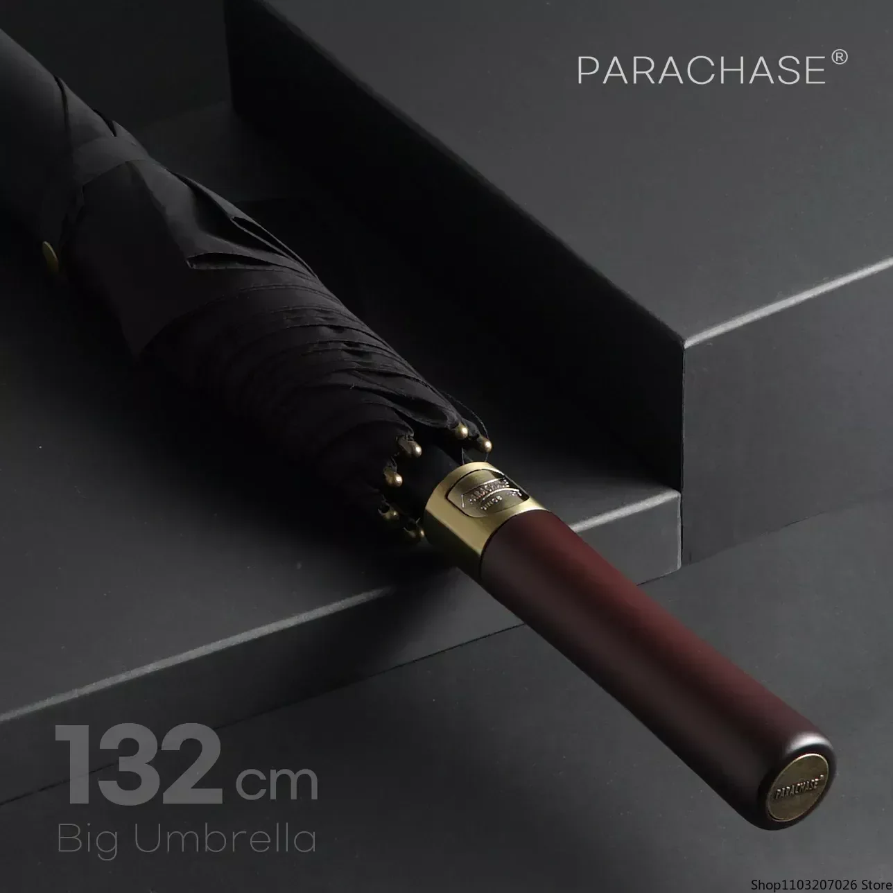 Parachase 132cm Big Umbrella Men Business Strong Long Handle Umbrella Rain Women Windproof Stick Golf Large Umbrellas Wooden 8K
Parachase 132cm Big Umbrella Men Business Strong Long Handle Umbrella Rain Women Windproof Stick Golf Large Umbrellas Wooden 8K