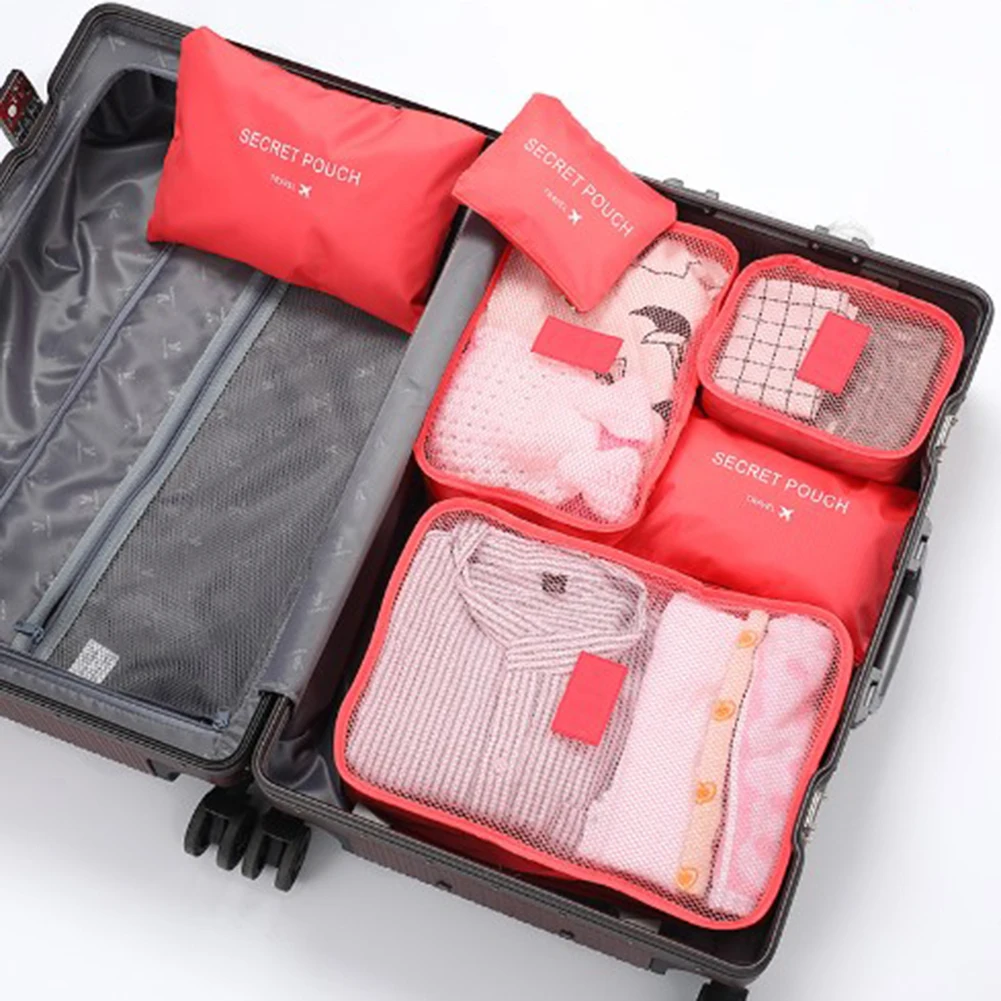 6PCS Packing Cubes Travel Pouches Luggage Organiser Clothes Suitcase Storage Bag Trip Luggage Bag Case Shoes Packing Cube Bag
6PCS Packing Cubes Travel Pouches Luggage Organiser Clothes Suitcase Storage Bag Trip Luggage Bag Case Shoes Packing Cube Bag