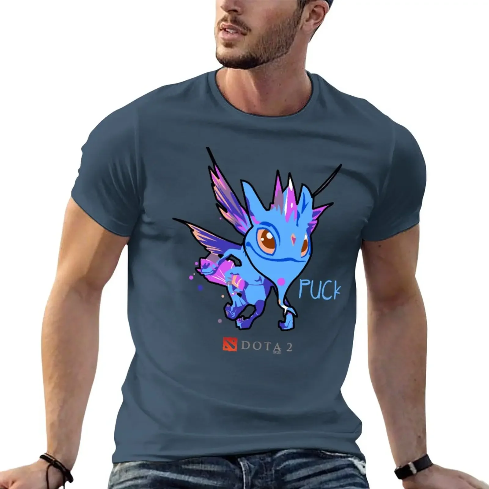 

Puck - Dota 2 T-Shirt quick drying animal prinfor boys mens t shirts casual stylish