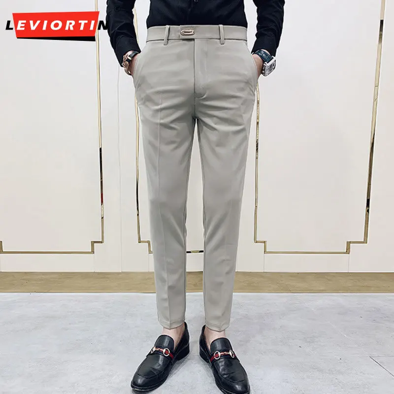 2023 New Official Men's Business Casual Suit Pants South Korea Slim Fit Office Men's Pants Men's Wedding Club Casual Pants
2023 New Official Men's Business Casual Suit Pants South Korea Slim Fit Office Men's Pants Men's Wedding Club Casual Pants