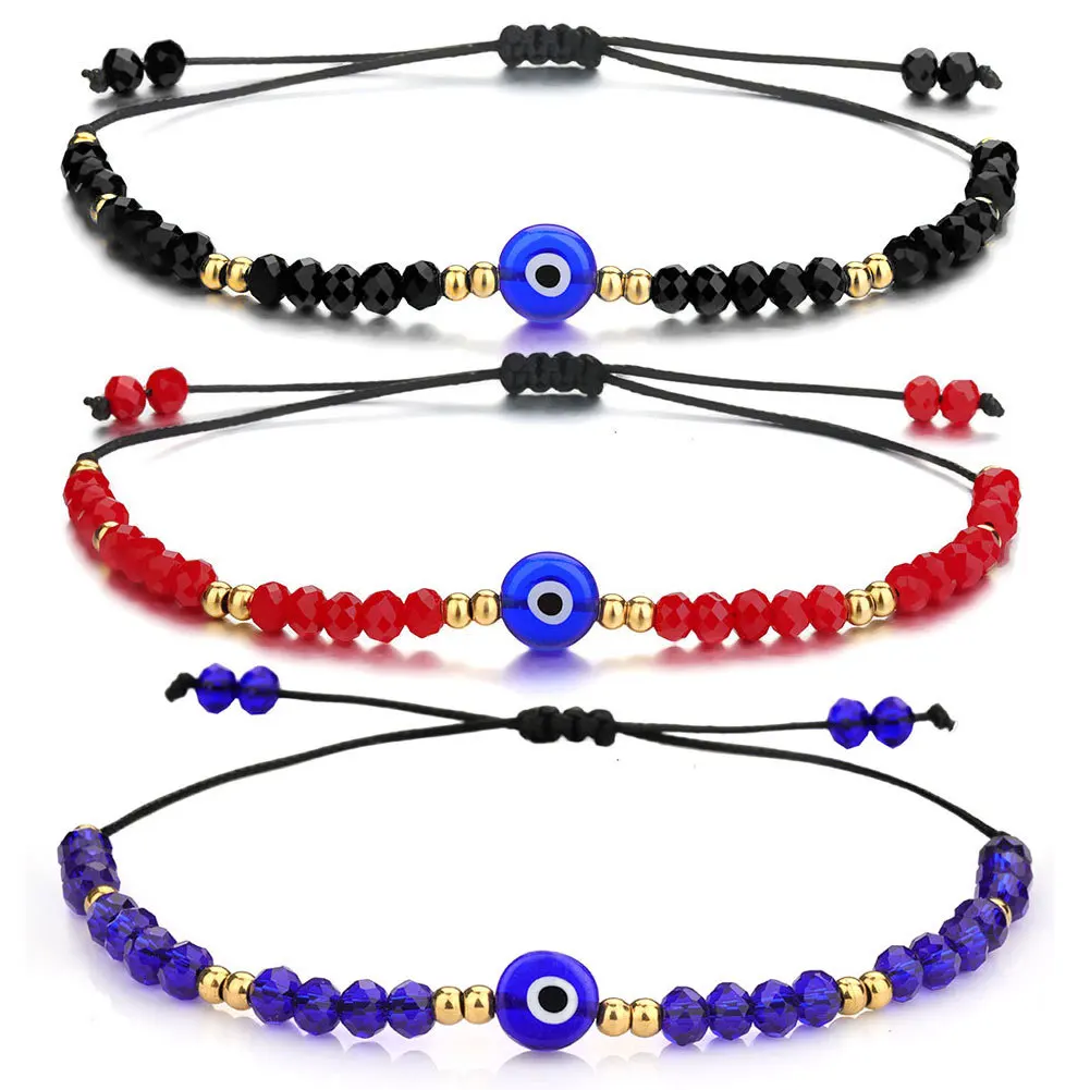Turkish Eye Bracelet White Blue Evil Eyes Lucky Couple Bracelets for Women Colorful Bead Rope Chain Woven Bracelet Jewelry
Turkish Eye Bracelet White Blue Evil Eyes Lucky Couple Bracelets for Women Colorful Bead Rope Chain Woven Bracelet Jewelry